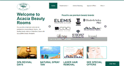 Desktop Screenshot of acaciabeauty.com